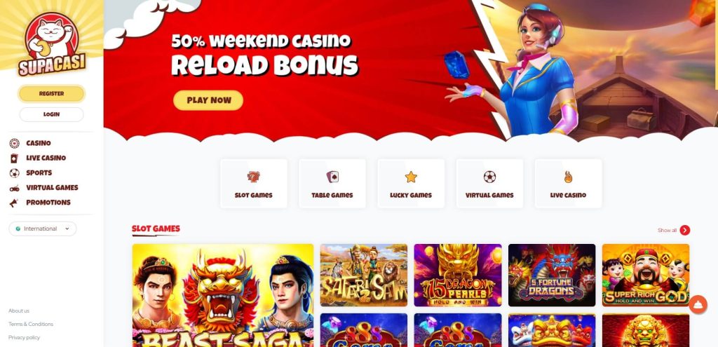 casino Supacasi - bonus